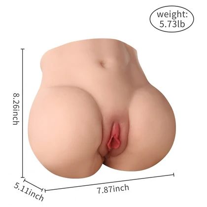 Mistress Lore – Masturbator Dublu, Stabil 2,8 Kg Realist