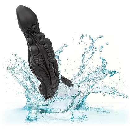 Monster Colossus 24.75 cm – Negru, Ventuză Puternică