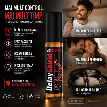 Mr Potencia DelayShield – Ulei Roll-on 10 ml Discret