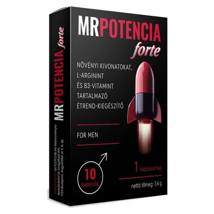 MrPotencia Forte — 10 Capsule Pentru Erecție și Potență