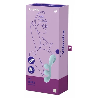 Multi Vibrator Satisfyer Tri Ball 2 Albastru