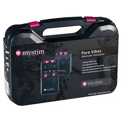 Mystim Pure Vibes - Unitate Analog Pentru Electro-Stimulare Negru