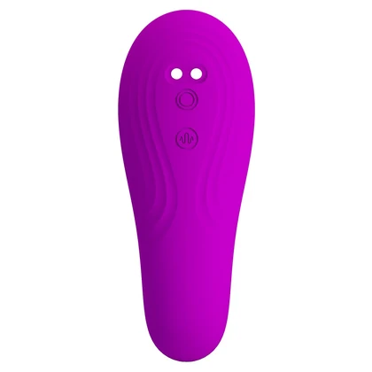 Nauty Stimulare Dublă 10 Vibrații Vaginale 7 Pulsații Clitoris Roz