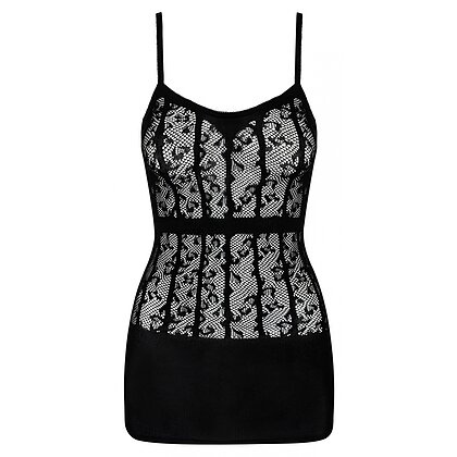 Neglijeu Damă Obsessive D605 Negru S-L