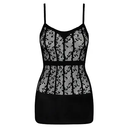 Neglijeu Damă Obsessive D605 Negru S-L