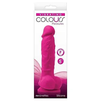 NS Toys Colours Vibrant – Vibrator Realist Roz, Reîncărcabil