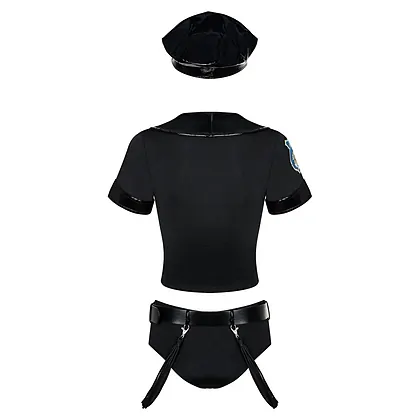 Obsessive Police Negru S-M