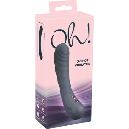 Oh! Vibrator Punct G 10 Moduri Reîncărcabil Soft Touch Albastru