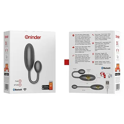 ONINDER Denver — Ou Vibrator Reîncărcabil, silențios Negru