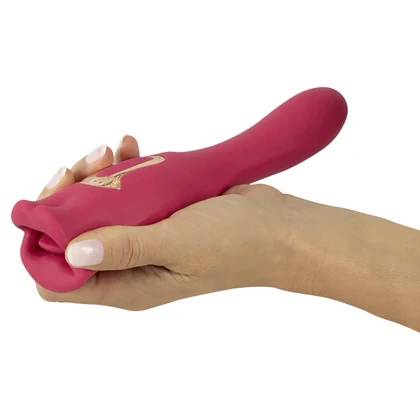 Oral Fun L – Vibrator 2 în 1, 10 Moduri, Reîncărcabil Roz