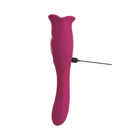 Oral Fun L – Vibrator 2 în 1, 10 Moduri, Reîncărcabil Roz
