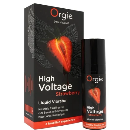 Orgie High Voltage Strawberry - Gel Stimulare 15 ml