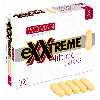 Pachet Capsule Femei eXXtreme Libido Afrodisiac 5buc + Afrodisiac Spanish Fly Strong Gold Women 30ml