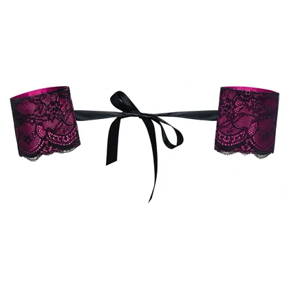 Pachet Cătușe Obsessive Roseberry Mov + Spray Stud 100 Original Roz