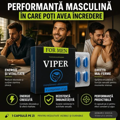 Pachet Parfum cu Feromoni Pheromen 15ml + Pastile Potență Viper FR 4 capsule