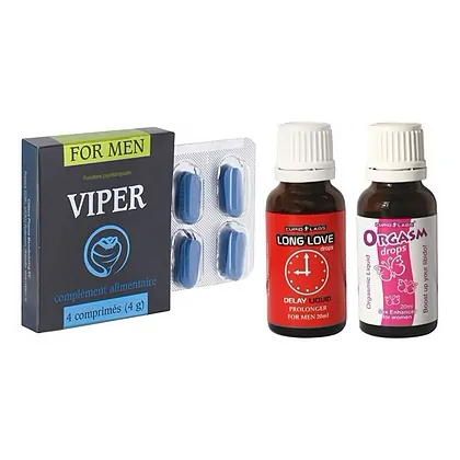 Pachet Pasiune Max: Kit 3-în-1 pentru nopți intense