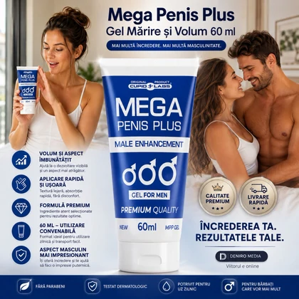 Pachet Picături Big Penis Drops 20ml Și Gel Mărire Penis Mega Penis Plus 65ml