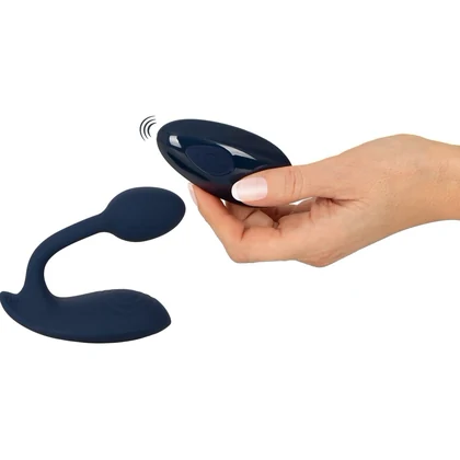 Panty Flexibil Sweet Smile — 2 Motoare, 10 Moduri Albastru