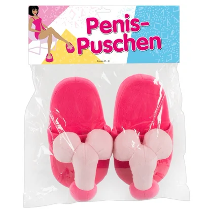 Papuci Amuzanți Cu Penis Roz