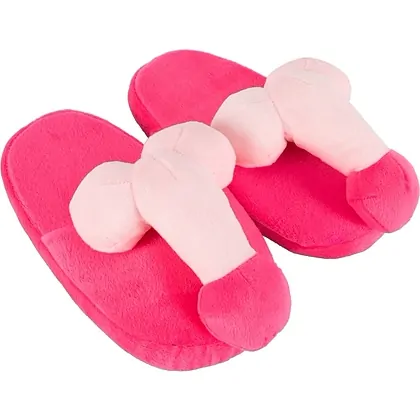 Papuci Amuzanți Cu Penis Roz