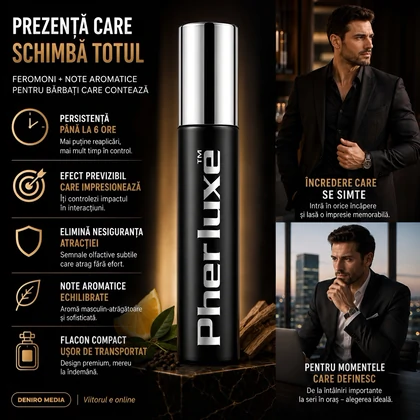 Parfum cu Feromoni Pherluxe Black Spray Pack 20 ml