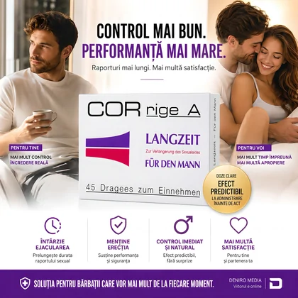 Pastile Anti Ejaculare Cor Rige A 45capsule