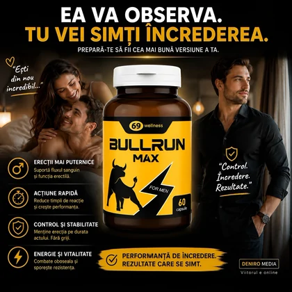Pastile BullRun Max Ero 60 capsule