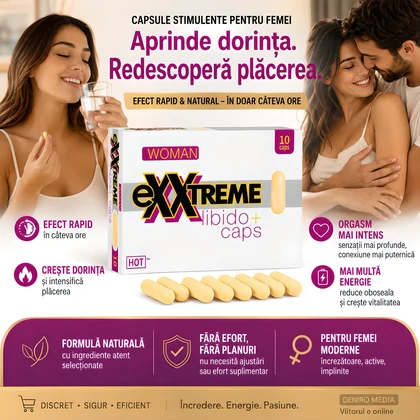 Pastile Libido Femei Hot Ex Libido Caps 10buc