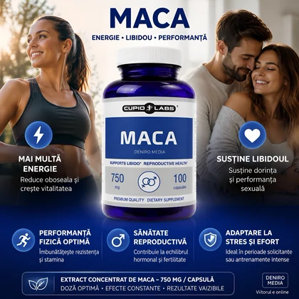 Pastile Maca 750mg 100 capsule