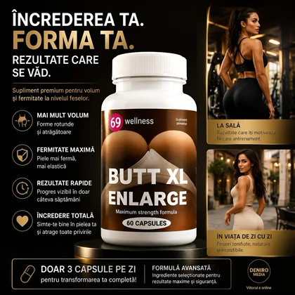 Pastile Mărirea Fundului XL 60capsule
