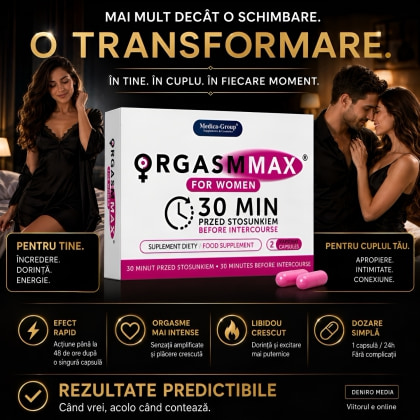 Capsule Orgasm Max Women pentru Excitare 2 capsule