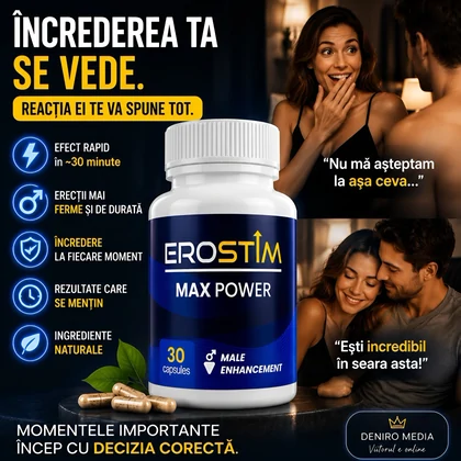 Pastile Pentru Erecție EroStim Max Power 30buc