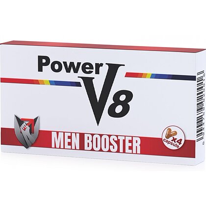 4 Pastile Pentru Erecție Și Potență Power V8