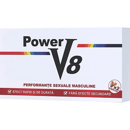Pastile Pentru Erecție Și Potență Power V8 2capsule
