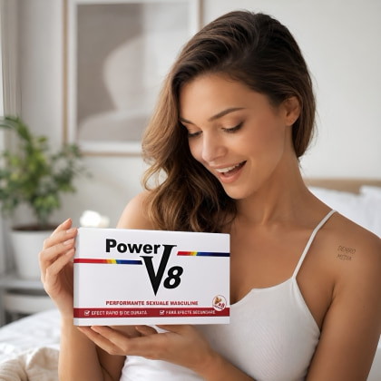 Pastile Power V8 pentru Erecție și Potență 8buc