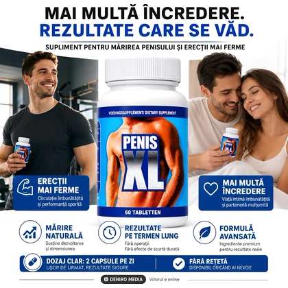 Pastile Pentru Mărirea Penisului XL 60 buc