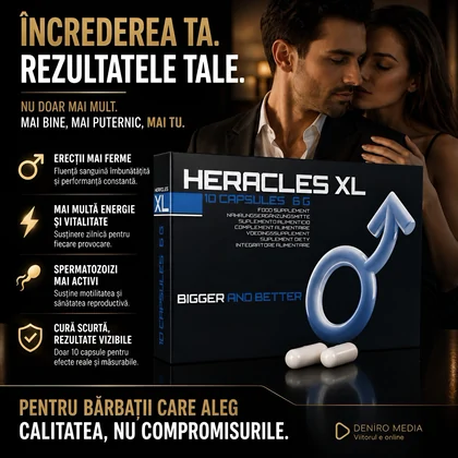 Pastile Potentă Heracles XL 10 capsule