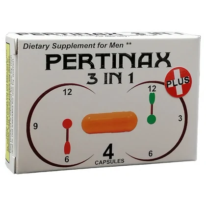 Pastile Potență Pertinax 3in1 Plus 4buc
