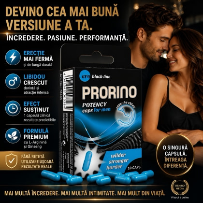 Pastile Potență Prorino 10capsule cu L-arginina