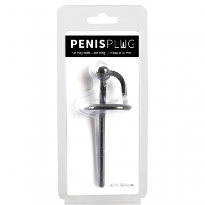 Dop Pentru Penis Cu Inel Pentru Cap Negru