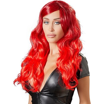 Perucă Cottelli Collection Wig Wavy Long Roșu
