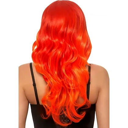 Perucă Leg Avenue Ombre Long Wavy Portocaliu