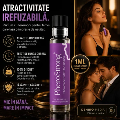 PheroStrong Flare — Parfum cu Feromon, 1 ml Pentru Femei