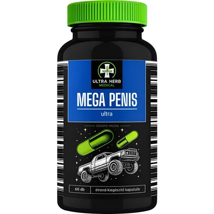Pills Mega Penis Ultra — 60 Capsule, L-Arginină 600 Mg