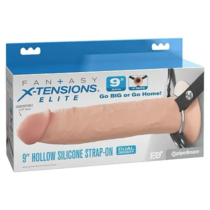 Pipedream Elite 24,1 cm Hollow silicone - Dual Density