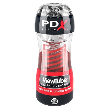 Pipedream PDX Elite ViewTube 2 Transparent Prindere Sigură