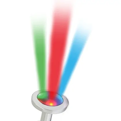 Pisa Anal Plug with LED Lights Gri