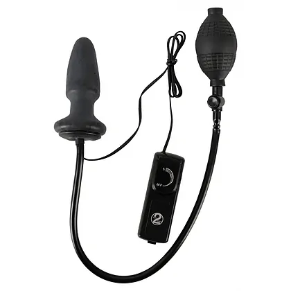 Plug Anal Ajustabil Cu Vibrații Funny Hills Negru