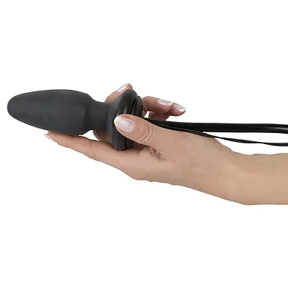 Plug Anal Ajustabil Cu Vibrații Funny Hills Negru