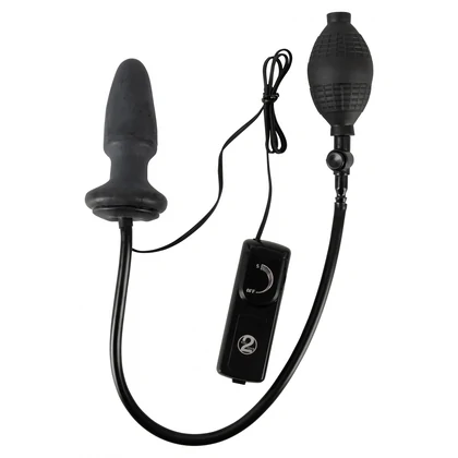 Plug Anal Ajustabil Cu Vibrații Funny Hills Negru